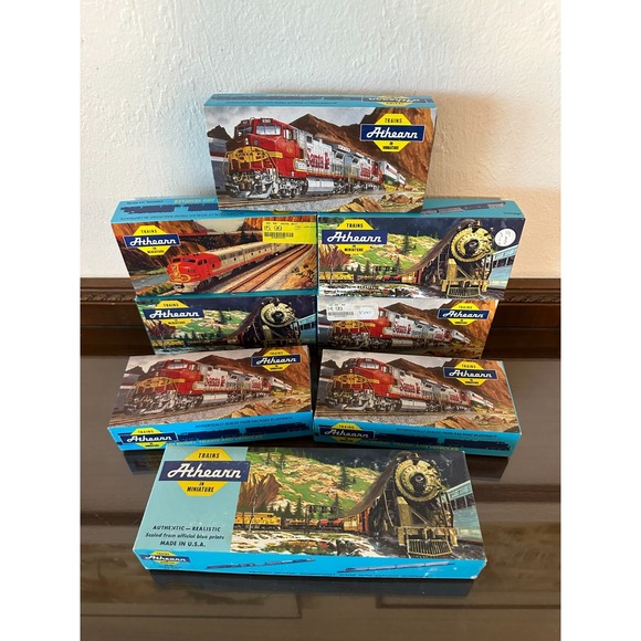 Athearn Other - LOT of 8‎ Athearn Empty Boxes for Model Trains